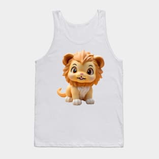 Adorable Kawaii Baby Lion Tank Top